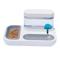  AACARB Cat Water Dispenser, Pet Dog Cat Bowl For Cats Feeder Bowls Kitten Automatic Drink Supply 1.5l Water Bottles Dog Food Feed Supplies (Size : White)