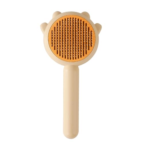  Dolaxe Pet Brush, Pet Hair Cleaner Brush, Multifunctional Pet Hair Comb, Magic Pet Comb, Long Or Short Hair Cats Dogs Pet Massage Brushes (2pcs-Yellow+Green)