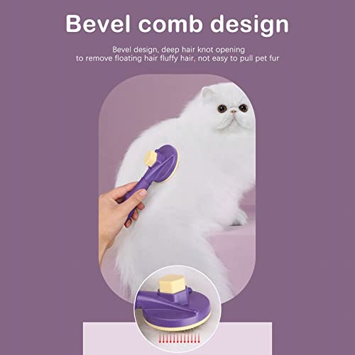 GENERIC Pet Comb Dog Comb Self Cleaning Comb Cat Comb To Remove Floating Hair Automatic Fading Comb Cleaning And Beauty Comb Pet Supplies For Dogs Clearance House (A, One Size)