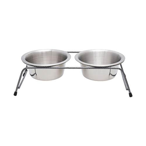  Balacoo Bowls Water Bowl Double Dog Bowl Stainless Steel Iron High Stand With Iron Frame Cat Pet Puppy Meal Water Food Bowl Fedding Supplies Dog Ceramic Dog Ceramic Dog Ceramic Dog Bowls