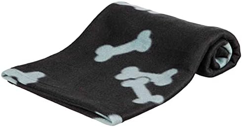  Trixie Beany Fleece Blanket, 100 ﾗ 70 Cm, Black