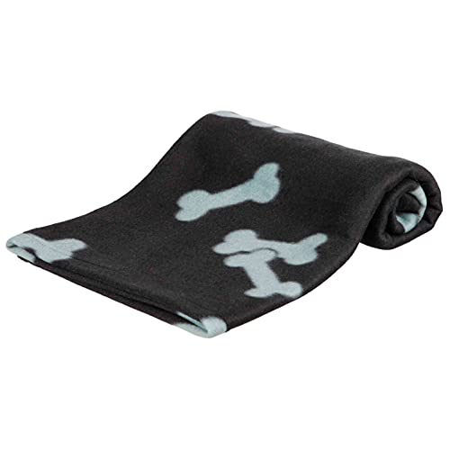  Trixie Beany Fleece Blanket, 100 ﾗ 70 Cm, Black