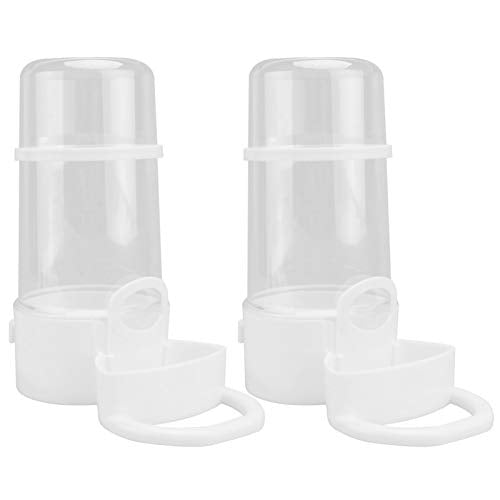  Iplusmile 6 Pcs Jug Parrots White Hanging Cup Drinker Pets Lovebirds Leak- Kit Pajaros Bowl Container, Proof Bird Dispenser- Pet Farm Dog Supplies Container Para Drinkers Bottle Budgie