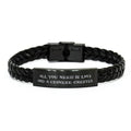 GENERIC Funny Chinese Crested Dog Braided Leather Bracelet, All You Need Is Love And A, Present For Dog Lovers, Gag Gifts From Friends, Dog Toys, Dog Beds, Dog Collars, Dog Food, Dog Treats