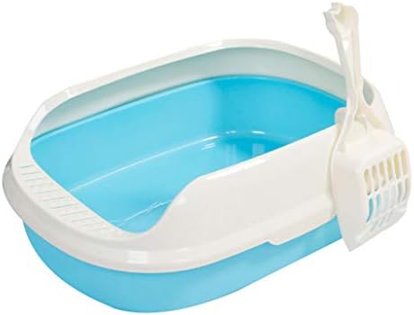  Lovhop Pet Dog Toilet Cat Litter Box Cat Dog Tray Teddy Anti-Splash Toilette With Cat Litter Shovel Puppy Cat Indoor Home Sandbox