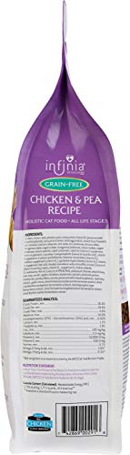  Infinia | Chicken And Pea Grain-Free Cat Food | Nutritionally Complete | 5 Pound (5 Lb) Bag