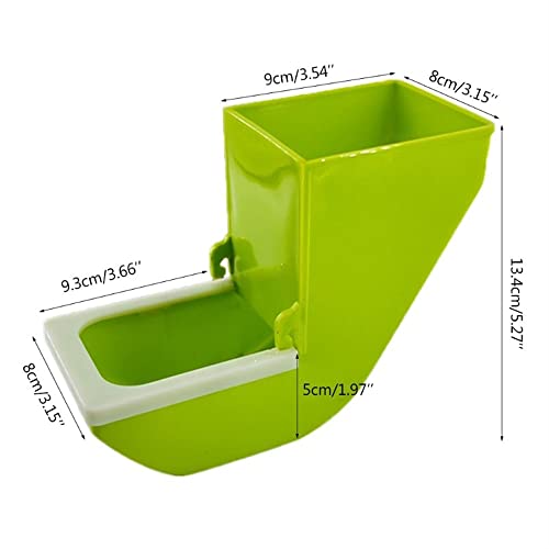  Pet Pet Bird Food Dispenser Parrot Fooder Feeder Bird Food Container Small Birds Cage Accessories Feeding Device Bowl