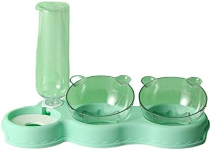  AYENCI Cat Automatic Water, Automatic Cat Bowl Pet Dog Bowl Feeder With Water Supply (Size : Dark Bule)