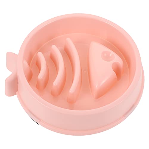  Hemobllo 1Pc Dog Chokeproof Bowl Cat Dog Dish Bowl Pet Slow Eating Training Bowl