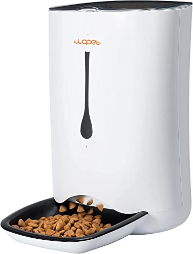  WOPET Automatic Dog Feeder, 7L Pet Food Dispenser For Cats And Dogs, Automatic Cat Feeders With Protion Control, Voice Recorder&Programmable Timer For Up To 5 Meals Per Day