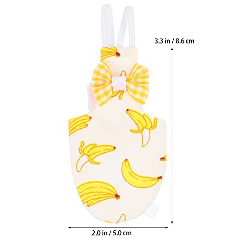  Balacoo 3pcs Rope Training Macaw Supplies For Parakeet Parrots Clothes Light Leash Birds Nappy- With Cockatiel Bird Nappies Suit Clothing Diaper S Budgie Harness Mini Pee Parrot Cotton &