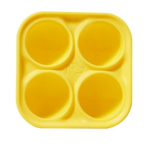  Woof Pupsicle Treat Tray Mold, Small 10-25 Lbs, Silicone Molds For Dog Treats, Dishwasher Safe, Reusable Treat Tray, Freeze Refill Treats For The Pupsicle Toy
