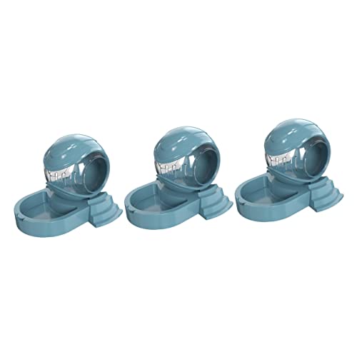  3pcs Hamster Feeder Playset Accessories Puppy Chow Dog Food Puppy Feeder Small Pet Feeding Station Guinea Pig Food Dispenser Rat Food Bowl Hamster Hideout Supply Chinchilla Hideout