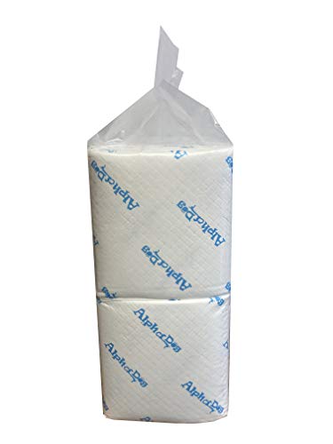  Alpha Dog Series Potty Training Pads Ultra Absorbent Large Pee Pads For Dogs Leak Proof Fast Drying Odor Neutralizer Protect Floors & Carpets (Medium (22in X 22in) - 400ct)