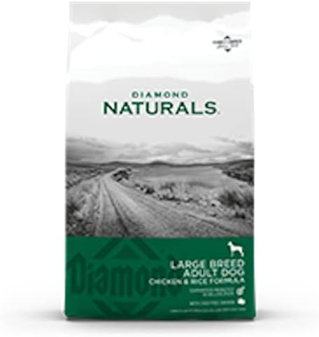  Diamond Naturals Large Breed Adult Dry Dog Food Lamb Meal And Rice Formula With Protein From Real Lamb, Probiotics And Essential Nutrients To Support Balanced And Overall Health In Adult Dogs 40lb