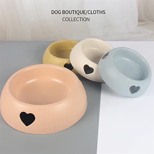  AYENCI Cat Automatic Water, Pet Supplies Dog Bowl Rice Bowl Plastic Love Single Bowl Pet Bowl Cat Food Basin Spot Wholesale Dog Water Bottle Dog Food Bowl (Color : Gray, Size : S(13x17.5x5.8cm))