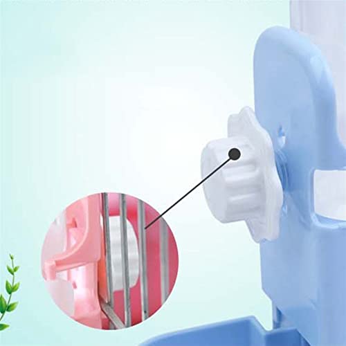 ACULIP Dog Water Bowl Dispenser, Pet Parrots Birds Drinker Pigeon Rabbit Drinking Water Feeder Bowl Cat Dog Cage Hanging Water Dispenser Device