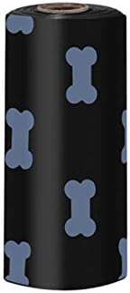  JUNMIN 150 Bags Biodegradable Pet Garbage Bag Thick Disposable Pet Dog And Cat Poop Picking Bag (9X13 Inches) (Color : Black Printing)