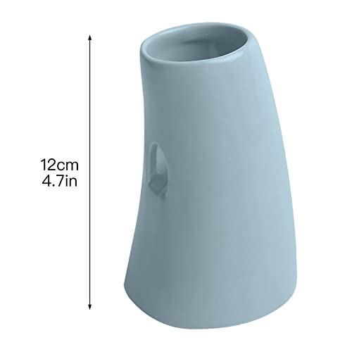  AYENCI Cat Automatic Water, Drinking Holder Hamster Feeder Pet Supplies Water Bottle Base Safe Durable Vertical Ceramics Ceramic Useful Drinker (Color : Blue)