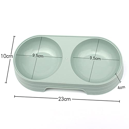  AYENCI Cat Automatic Water, 1pcs Candy Colored Dog Food Bowl For Dogs And Cats (Color : Beige)
