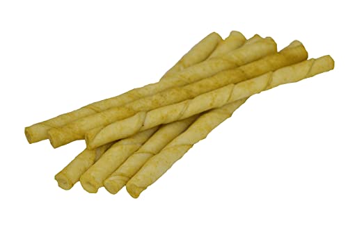  Lucky Premium Treats Chicken Basted Rawhide – All-Natural Rawhide And Beef Dog Treats For Small Dogs, Gluten Free Premium Small Dog Treats (15 Chews)
