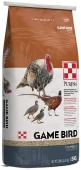  Purina | Game Bird Layer Feed | Crumbles | 40 Pound (40 LB) Bag