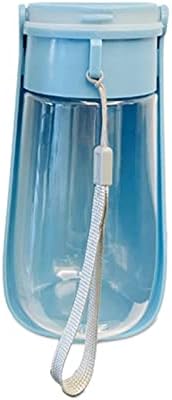  AYENCI Cat Automatic Water, Foldable Dog Water Bottle Leak Proof For Walking Hiking Travel Outdoor Walking White/Blue Outdoor Walking (Color : White)