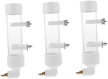  3 Pcs Parrot Drinking Fountain Hamster Supplies Rabbit Water Bowl Bunny Feeder Household Pet Water Bottle Water Feeding Bowl Water Bottle For Dogs Bird Water Dispenser Bird Waterer