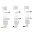 3 Pcs Parrot Drinking Fountain Hamster Supplies Rabbit Water Bowl Bunny Feeder Household Pet Water Bottle Water Feeding Bowl Water Bottle For Dogs Bird Water Dispenser Bird Waterer