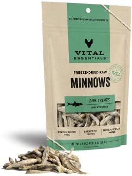  Vital Essentials Freeze Dried Dog Treats, Raw Chicken Hearts Treats For Dogs 3.75 Oz