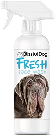  The Blissful Dog Fresh Flat Face Wash - Cleans Facial Folds And Wrinkles, 8-Ounce, Pug