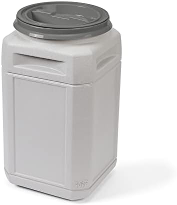  Mighty Tuff 13 Gallon/up To 54 Pound Pet Food Storage Container With Airtight Lid And Built-In Handles For Easy Transport, Made For Durable And Versatile Storage