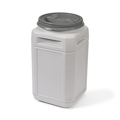  Mighty Tuff 13 Gallon/up To 54 Pound Pet Food Storage Container With Airtight Lid And Built-In Handles For Easy Transport, Made For Durable And Versatile Storage