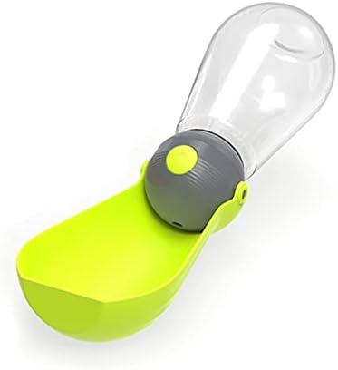  AACARB Cat Water Dispenser, Portable Dog Water Bottle Foldable Pet Feeder Dispenser Water Bottle Outdoor Travel Drinking Pet Dog Drink Bowls Dogs Supplies (Color : Green)