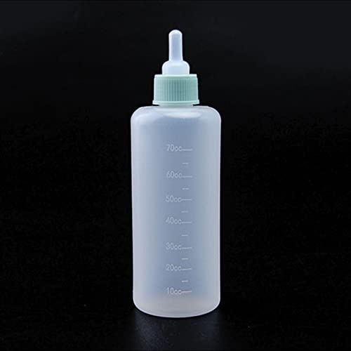  AACARB Cat Water Dispenser, Puppy Kitten Feeding Bottle Feeder 70ml Can Squeeze Liquid Milk Nursing Bottle For Dogs Puppies Rabbits Hamster (Color : Green)