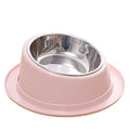  FUUIE Bowls For Food And Water Oblique Mouth 15° Healthy Eating Non-Slip Food Bowl (Color : Pink)