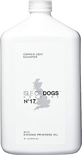  Isle Of Dogs Coature No. 17 Copper Coat Evening Primrose Oil Dog Shampoo For Brown Dogs, 1 Liter