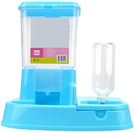  AACARB Cat Water Dispenser, Pet Automatic Feeders Drinking Bowl For Dog Food Dispenser Water Drinking Large Capacity Cat Feeding Bottle Pet Supplies (Color : Green)