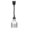  Pet Heating Pad 250W Electric Heat Lamp Food Retractable Cord Ceiling Pendent Lighting Restaurant Kitchen Buffet Food Heat Warming Hanging Lamp Reptile & Amphibian Habitat ( Body Color : Silver )