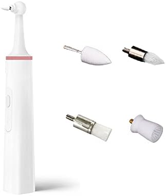  Yuland Electric Tooth Cleaning Kit, 3 Adjustable Modes And 4 Replacement Brushes Rechargeable Teeth Whitening Cleaner For People And Pet Dog (Pink)