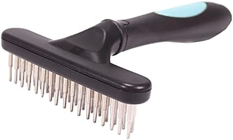 GENERIC Pet Grooming Brush Shedding And Dematting Undercoat Rake Comb For Dogs And Cats Extra Wide Blue Pet Supplies For Small Dogs Bed (Blue, One Size)