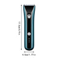 GENERIC Pet Clippers Low Noise Rechargeable Cordless Electric Quiet Body Wash Grade 7 Waterproof Hair Clippers Set Pet Supplies For Small Dogs Clearance (Black, One Size)