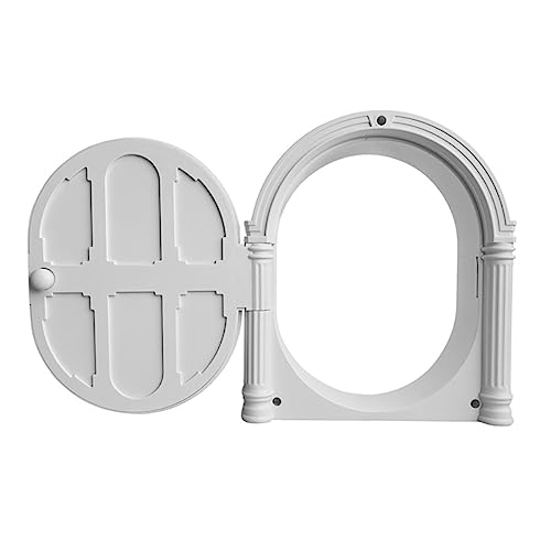  Naiveferry 1Pc Cat Door Interior Door Two Ways, 7.08 X 9.44 Inches No Flap Cat Door Pet Privacy Interior Door For Cats Up To 20 Lbs