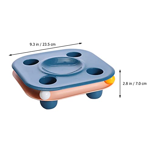  POPETPOP Spill Proof Dog Bowl Spill Proof Dog Bowl Catnip Toy Cat Food Bowl Track Toy With Exercise Kitten Toy Funny Cat Teaser Toy Spill Proof Dog Bowl Catnip Toy Catnip Toy