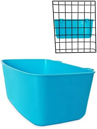  AMZSYLV 6 Pack Feeder Waterer Chicken 21 Oz Food Water Cage Cups Puppy Cat Rabbit Hanging Feeding Dish Coop Bowl Watering Container Treats Drinker For Pigeon Bird Bath Basin Hamster Bed