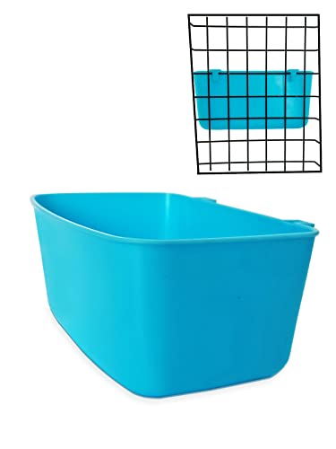  AMZSYLV 6 Pack Feeder Waterer Chicken 21 Oz Food Water Cage Cups Puppy Cat Rabbit Hanging Feeding Dish Coop Bowl Watering Container Treats Drinker For Pigeon Bird Bath Basin Hamster Bed