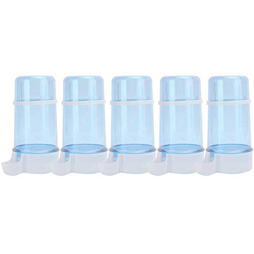  5Pcs 415ml Automatic Feeder,Pet Dry Food Dispenser,Small Pet Feeder For Birds Parrots