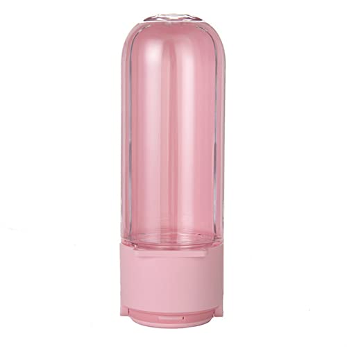  AYENCI Cat Automatic Water, Portable Pet Dog Drinking Water Bottle Bowls For Small Large Dogs Travel Dog Food Dispenser Pet Supplies 420ml (Size : Pink 420ml)