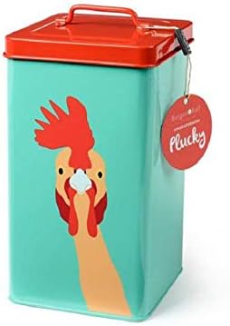  Burgon & Ball Creaturewares GCR/Dog Pet Food Storage Tin The Rabble' Dog, Grey, 16.5 X 11 X 20 Cm