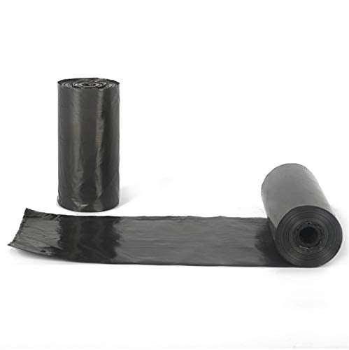  JUNMIN 300 Bags Biodegradable Pet Garbage Bag Dog And Cat Poop Picking Bag (8.6X13.8 Inches) (Color : Black)